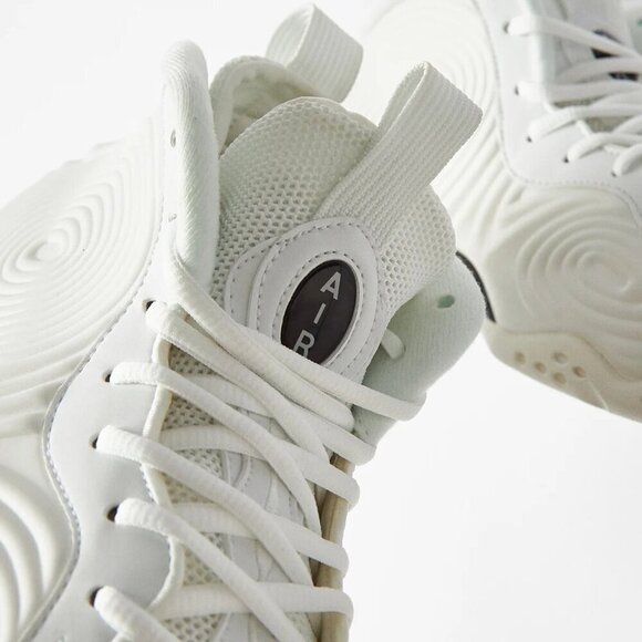 Nike COMME des GARCONS Homme Plus Nike Foamposite in White New with Box Sneakers - Picture 14 of 16